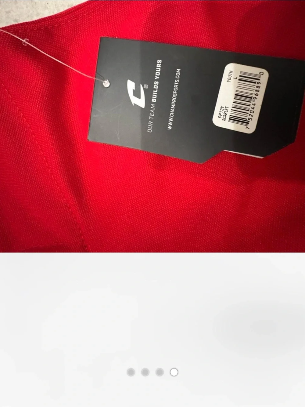 Kids Red Football Pants